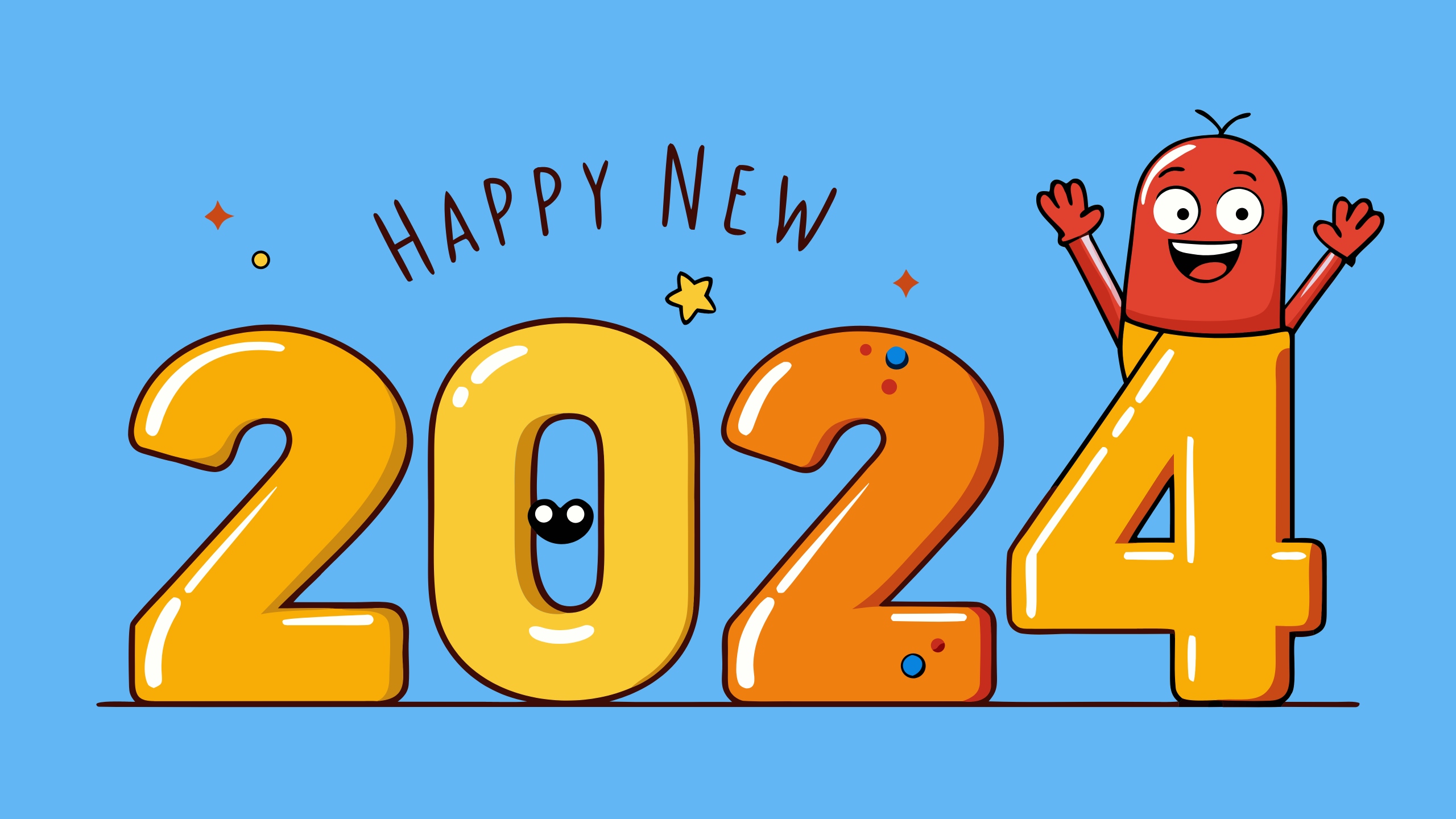 Поздравление с новым годом 2024